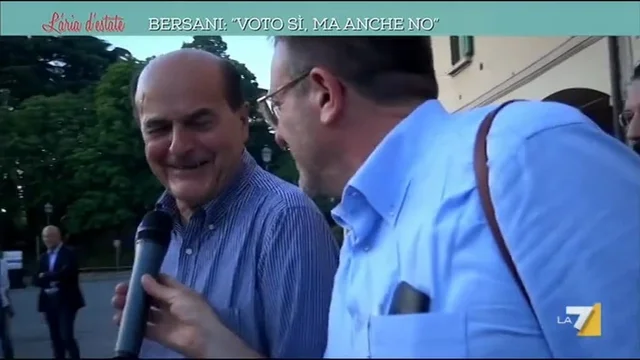 Bersani:'Voto Si, ma anche No'