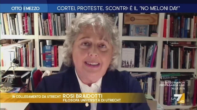 Studenti in piazza, Braidotti: "Gen Z ha un senso di fratellanza notevole, devono essere trattati in modo rispettoso. Bravi!"