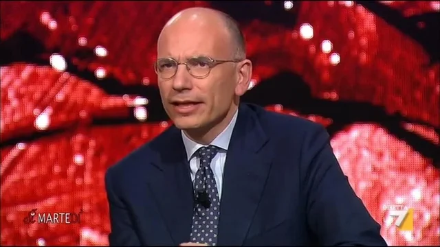 Enrico Letta a diMartedì: "Mi dimetto"