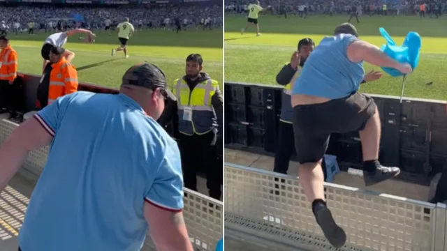 Manchester City vince la Premier League, tenta l'invasione ma qualcosa va storto