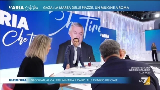 L'Aria Che Tira - Puntata del 6/10/2025