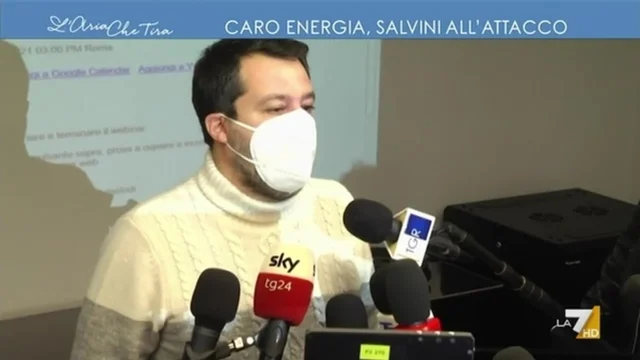 Caro energia, Salvini all'attacco