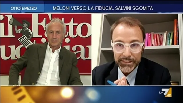 Meloni verso la fiducia, Salvini sgomita - Otto e Mezzo - Puntata del 24/10/2022