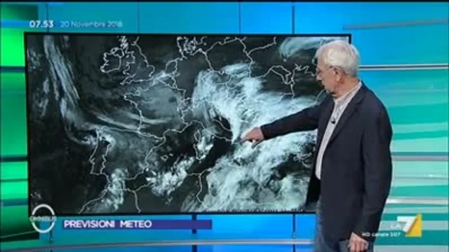 Il meteo del 20 novembre