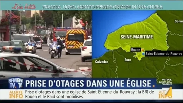 Francia: I 2 squilibrati neutralizzati. Il prete è stato sgozzato