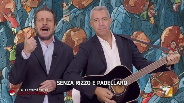La canzone di Luca e Paolo per l'ultima puntata della stagione di diMartedì: "Ciao Floris!"