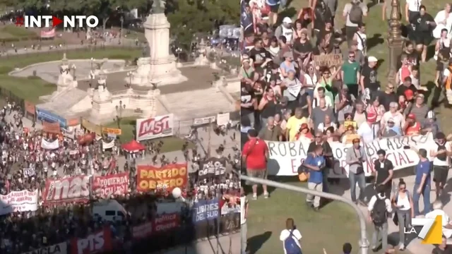 Buenos Aires in protesta contro le politiche di Milei