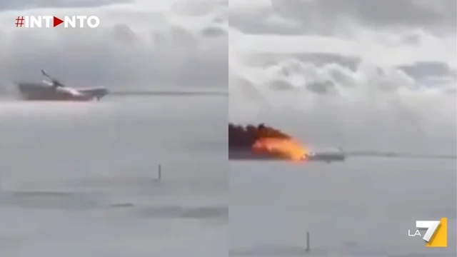 Incidente aereo a Toronto: il video dell'impatto sulla pista ghiacciata