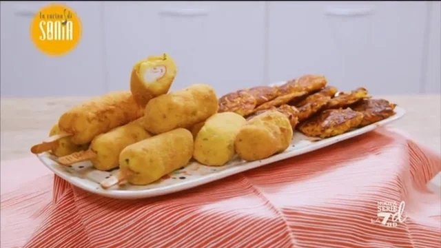 Crocchette di patate e surimi e Frittelle