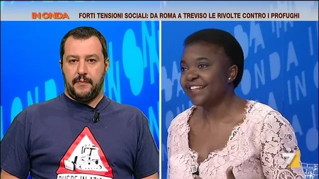 Salvini contro Kyenge: 'Dal felicemente dimenticato Ministro dell'integrazione ho poco da imparare'