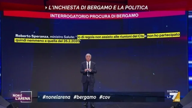 Inchiesta Covid Bergamo, Giletti: "Ringrazio Chiappani, sono riusciti dove noi non abbiamo ottenuto risposte!"