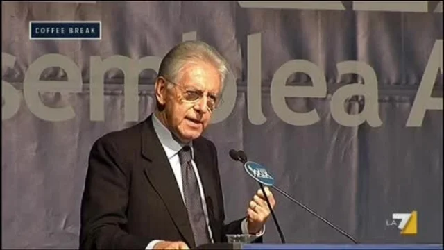 MARIO MONTI PARLA ALL'ANCI A BOLOGNA