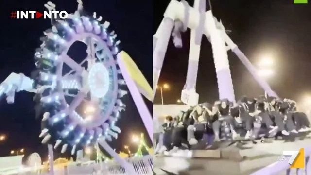 Giostra 360 crolla durante il funzionamento: feriti 23 tra cui diversi bambini