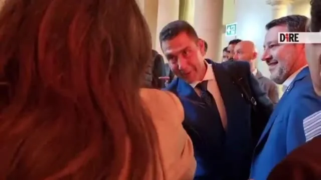 Il siparietto tra Salvini, Vannacci e Francesca Verdini: "La mia metà"