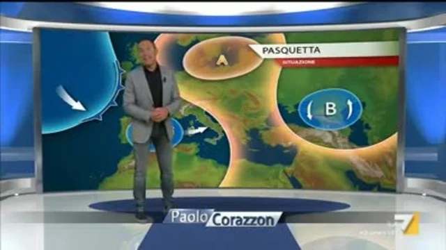 Le previsioni del tempo della sera del 21 aprile