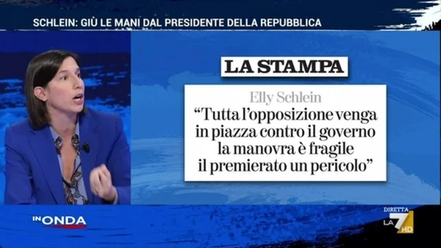 Riforme, Schlein: “Riforma pericolosa, giù le mani dal Presidente della Repubblica”