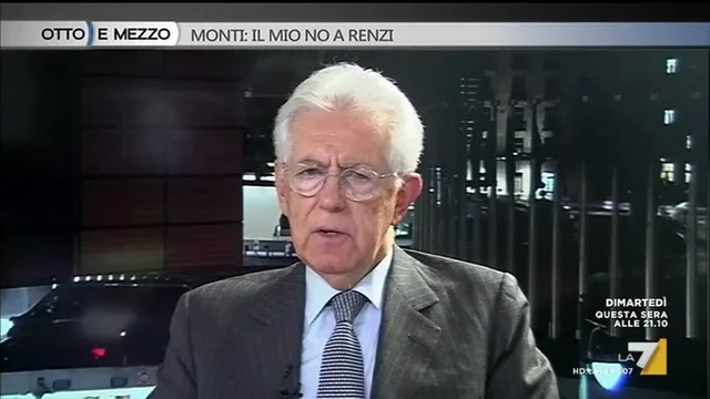 Monti: il mio NO a Renzi