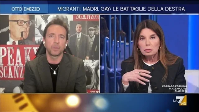 Migranti, madri, gay: le battaglie della destra -Otto e Mezzo - Puntata del 23/03/2023
