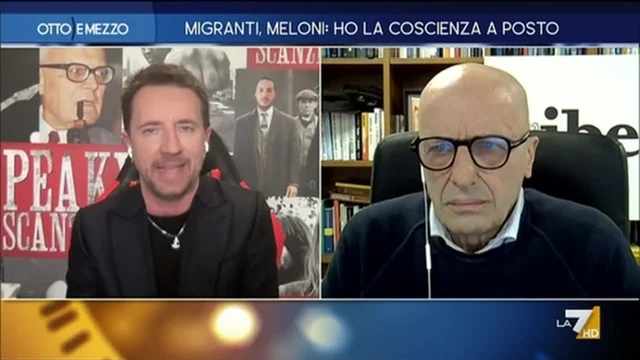 Migranti, Meloni: Ho la coscienza a posto - Otto e Mezzo - Puntata del 13/03/2023