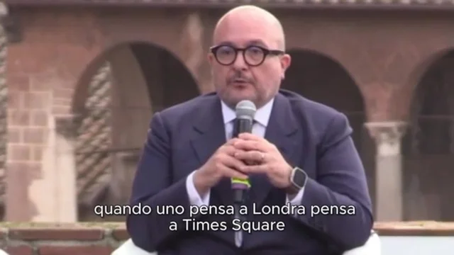 La gaffe del ministro Sangiuliano: "Se pensiamo a Londra, pensiamo a Times Square..."