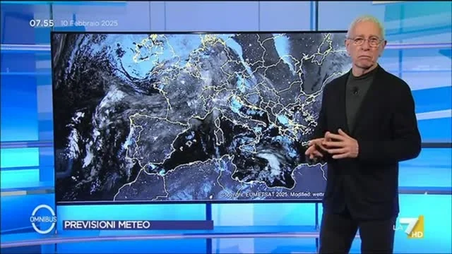 Previsioni Meteo di oggi di Paolo Sottocorona - 10/02/2025