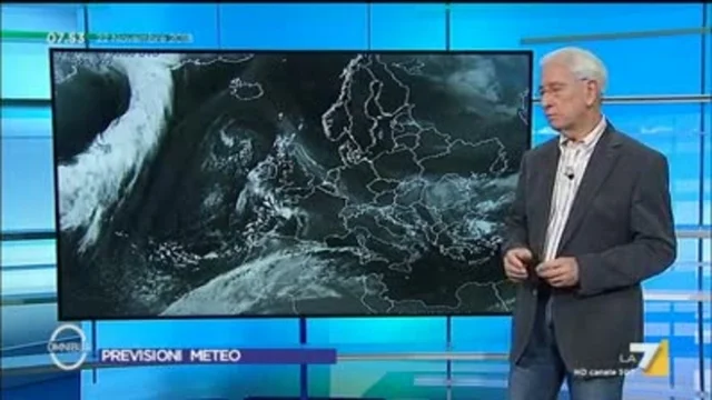 Il meteo del 22 novembre