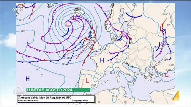 Meteo LA7 - 5/8/2024