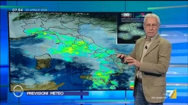 Le previsioni del tempo del 23 aprile - Maltempo diffuso su tutta l'Italia
