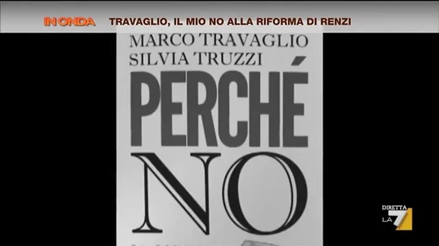 Travaglio, il mio no alla riforma di Renzi