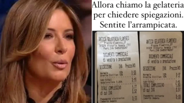 La denuncia di Selvaggia Lucarelli: "Gelato più caro per chi paga con carta di credito"
