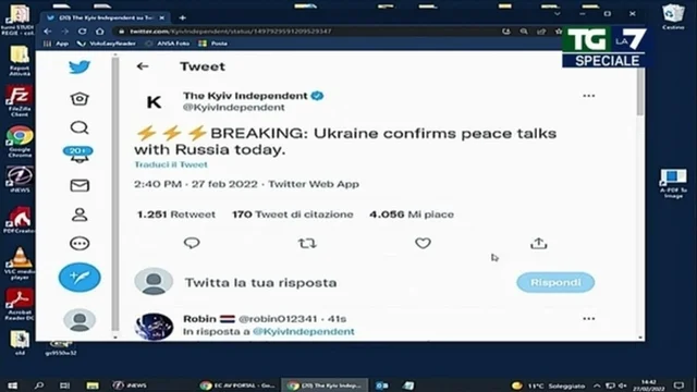 Guerra, Ucraina conferma colloqui di pace con la Russia