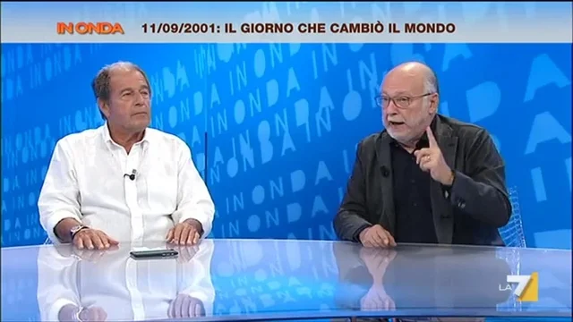 Zucconi scontro con Minoli sulla reazione di Bush dopo l'attacco alle Torri