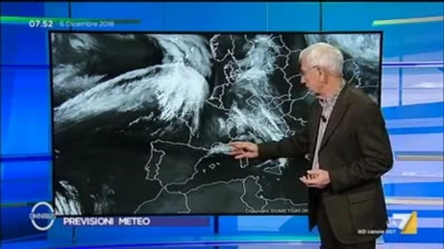 Il meteo del 6 dicembre