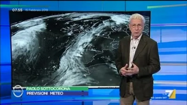 Il meteo del 18 febbraio