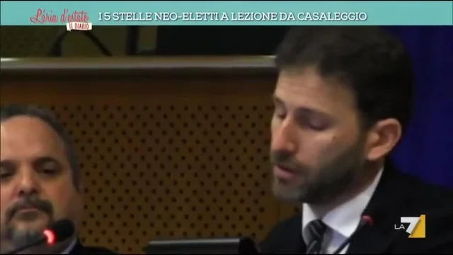 I 5 Stelle neo eletti a lezione da Casaleggio
