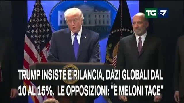 TG LA7 edizione delle 13.30 del 22/2/2026