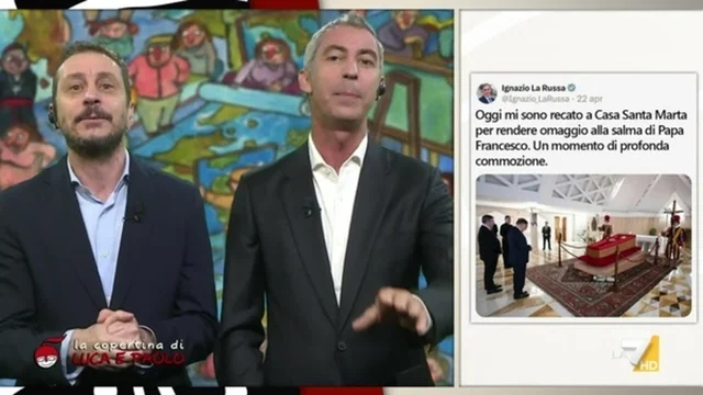 Funerali Papa Francesco, Luca e Paolo: "Di fronte alla morte non si dovrebbe fare i buffoni...."