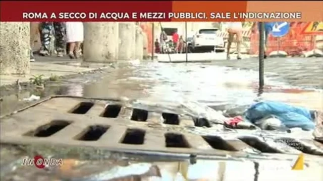 Roma a secco di acqua e mezzi pubblici, sale l'indignazione