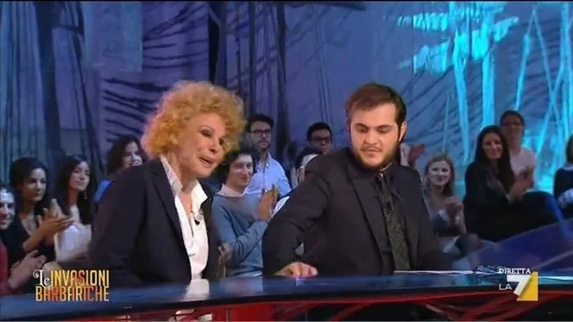 Renzo Rubino e Ornella Vanoni a Le invasioni