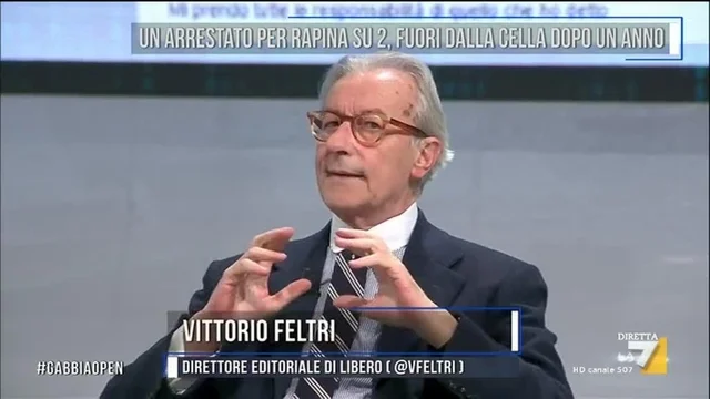 Feltri (Libero): 'Provo a fare un discorso intelligente, mi costerà fatica'