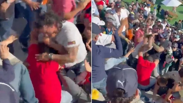 Formula 1, tifosi di Perez contro tifosi Ferrari. Scontri in tribuna. Il video