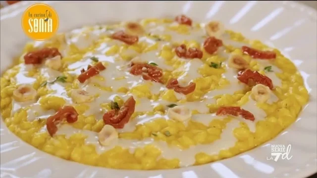 Risotto con carote e gorgonzola