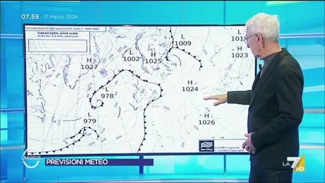 Meteo La7 - 17/3/2024