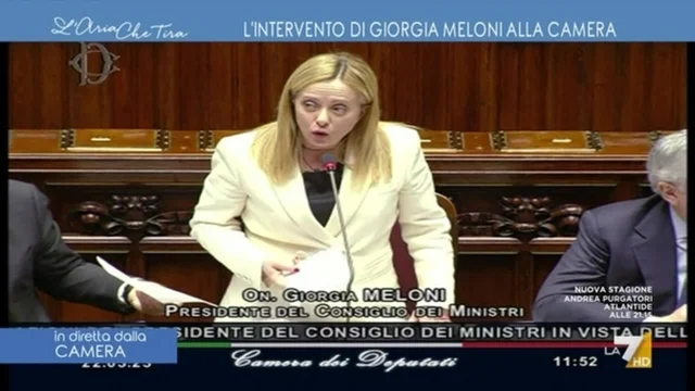 Giorgia Meloni alla Camera: "Dire che lasciamo morire i bambini è una calunnia"