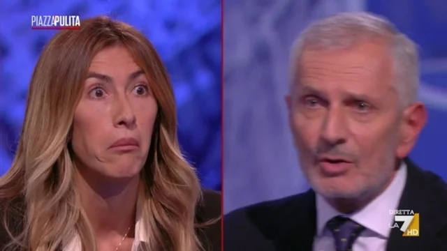 Scontro tra Carofiglio e Annalisa Chirico: "Non faccia queste smorfie, non è uno spettacolo decoroso in tv..."