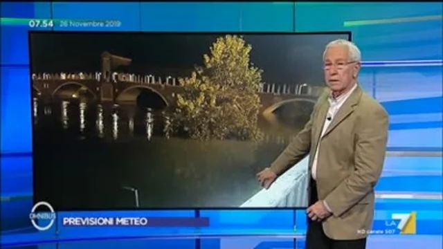 Le previsioni meteo del 26/11/2019