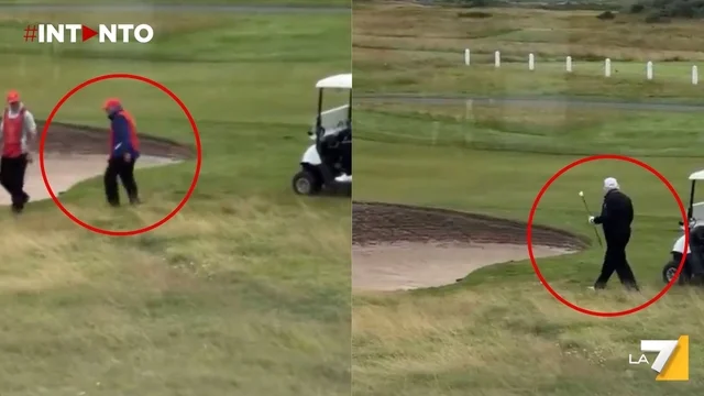 Trump “bara” sul campo da golf: il video diffuso dal giornalista americano