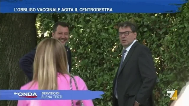 Matteo Salvini e Giorgia Meloni 'Promessi sposi' a Cernobbio