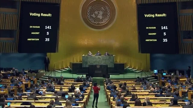 ONU, approvata risoluzione per fermare l'aggressione della Russia contro l'Ucraina