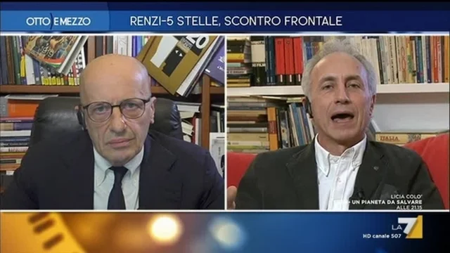 Renzi-5Stelle, scontro frontale - Otto e Mezzo - Puntata del 3/02/2020